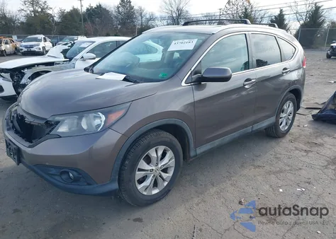 2014 Honda Cr-V Ex-L z USA, uszkodzony, nr VIN 2HKRM3H71EH533306